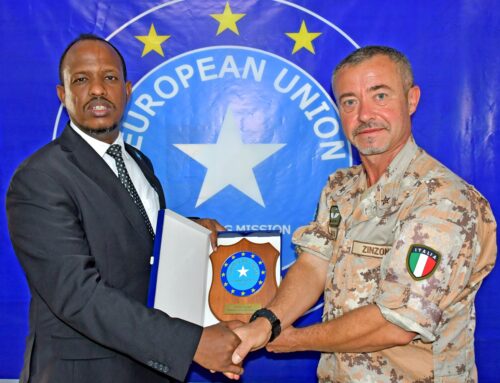 The Somali Ministry of Defence visit EUTM-Somalia HQ