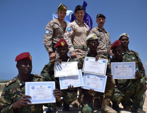 EUTM-S has concluded the “12th Course for Platoon Leader and/or Company Commander”
