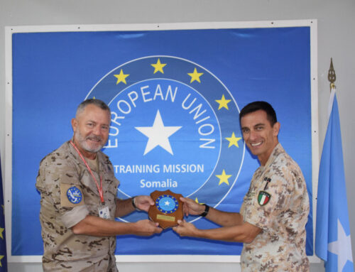 EUTM-S receives the visit of the Operation Commander of European Naval Force – Operation “ATALANTA”