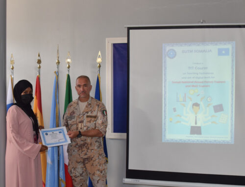 EUTM-S fostered the: “Train the Trainers (TtT) Course on Teaching Techniques and use of digital tool”